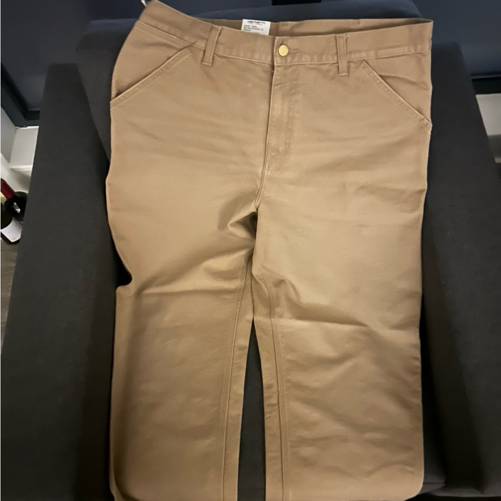 Carhartt WIP Tan Chinos